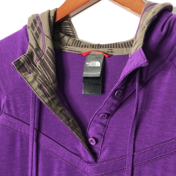 The North Face Hooded Pullover Top Purple Size M - Picture 2 of 11